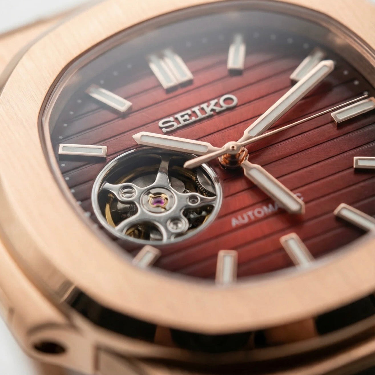 NAUTIKO ROSEGOLD OPEN HEART