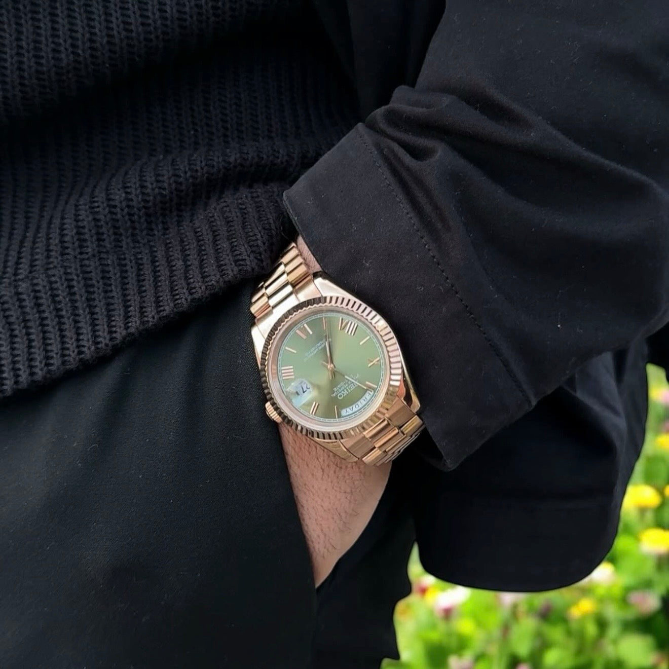 DATEIKO ROMAN ROSEGOLD OLIVE