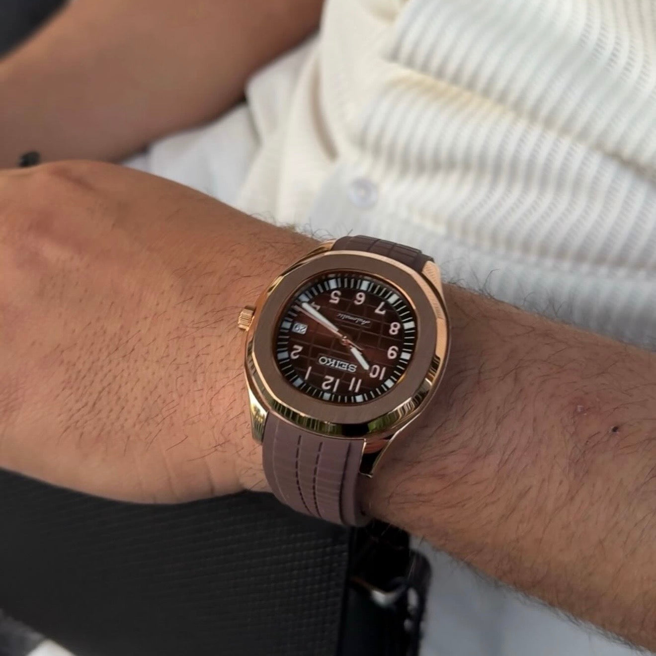 AQUA BROWN ROSEGOLD