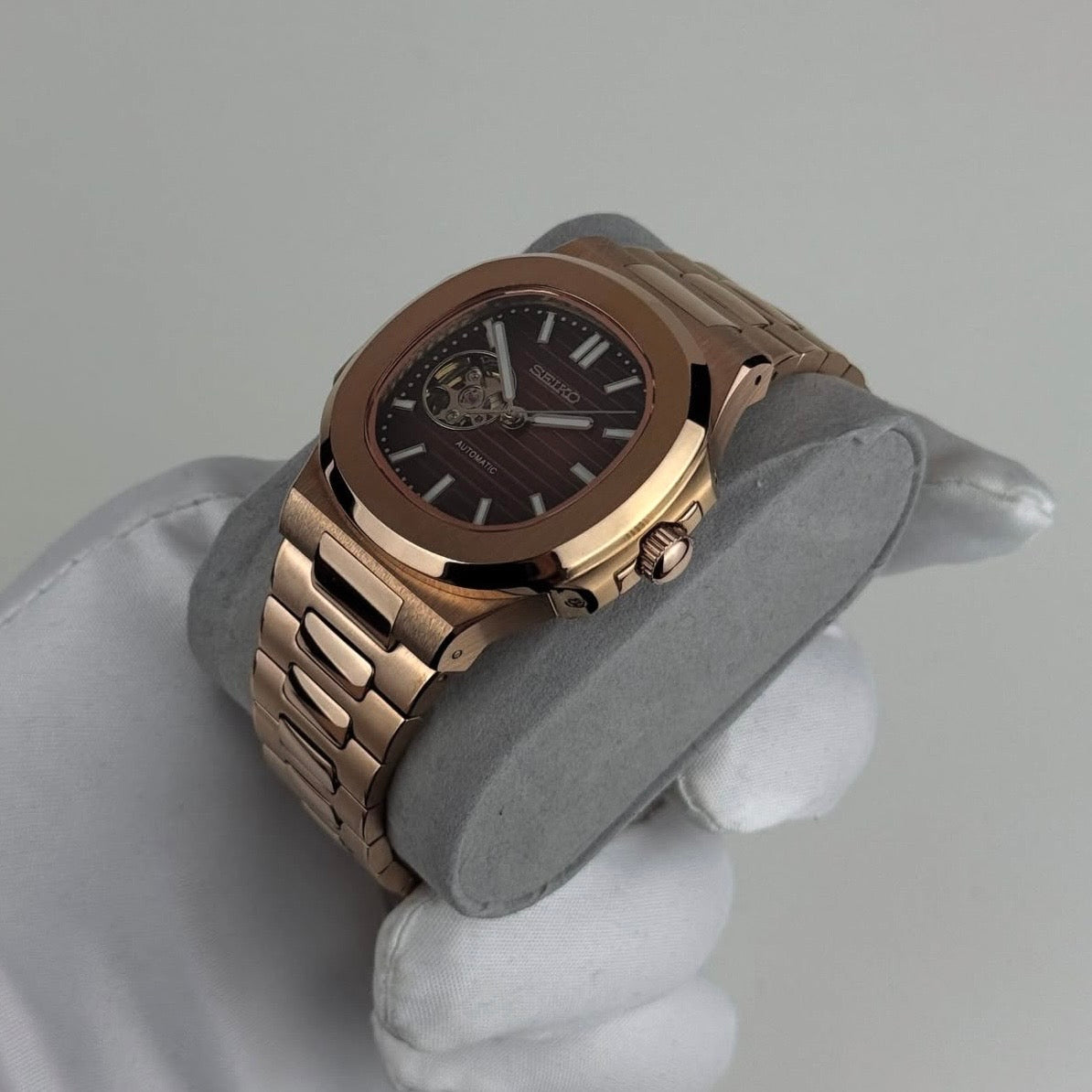 NAUTIKO ROSEGOLD OPEN HEART