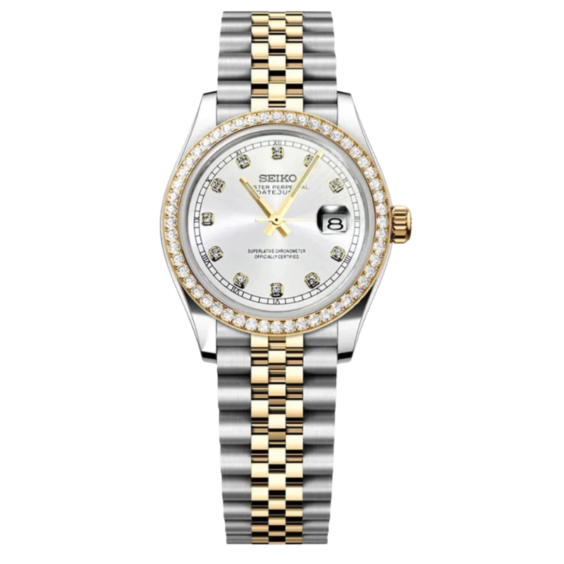 LADYJUST TWOTONE GOLD DIAMOND