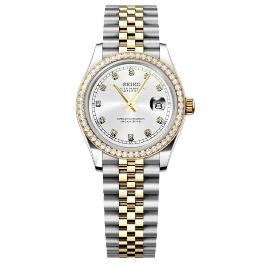 LADYJUST TWOTONE GOLD DIAMOND