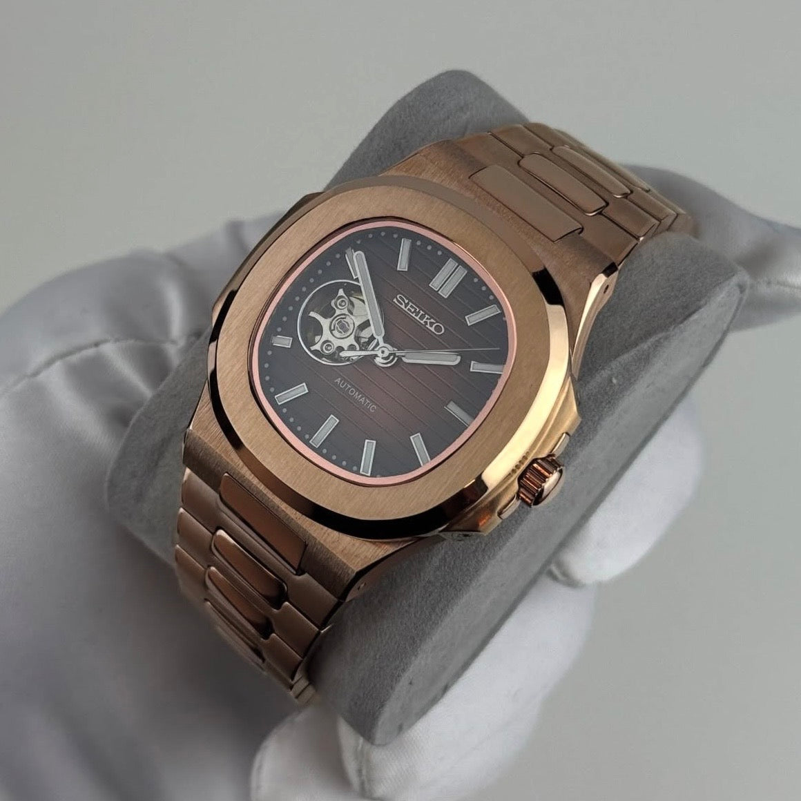 NAUTIKO ROSEGOLD OPEN HEART