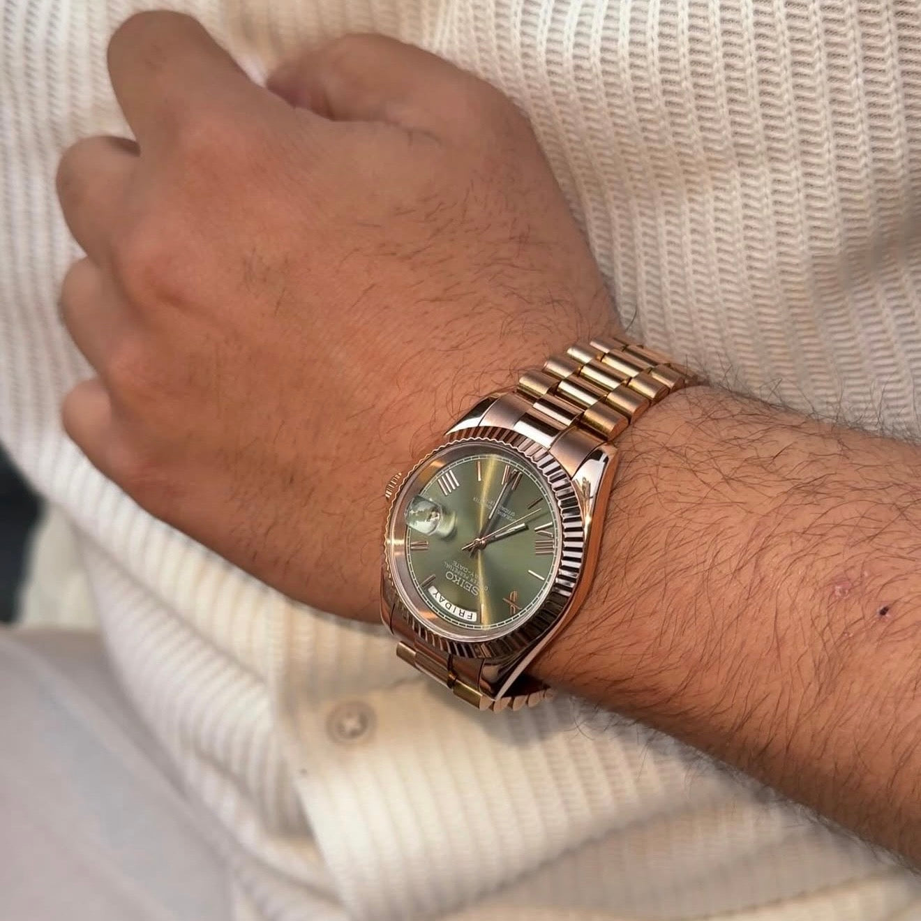 DATEIKO ROMAN ROSEGOLD OLIVE