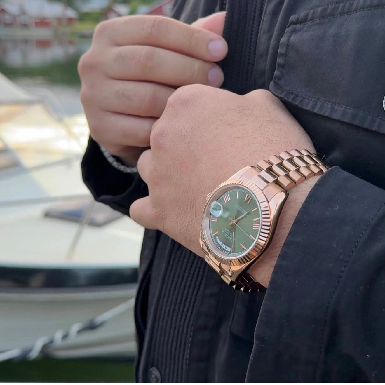 DATEIKO ROMAN ROSEGOLD OLIVE