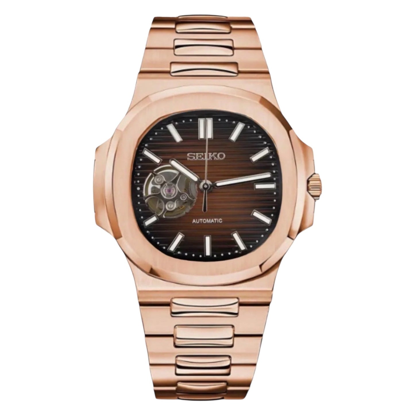 NAUTIKO ROSEGOLD OPEN HEART