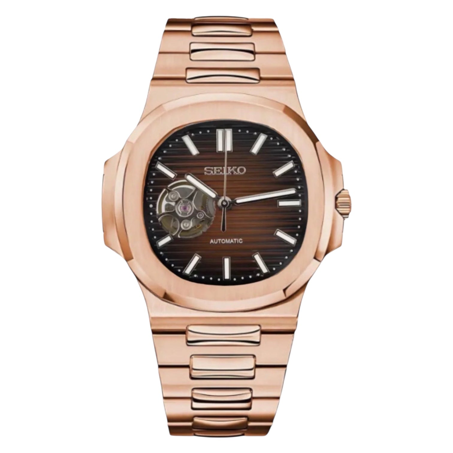 NAUTIKO ROSEGOLD OPEN HEART