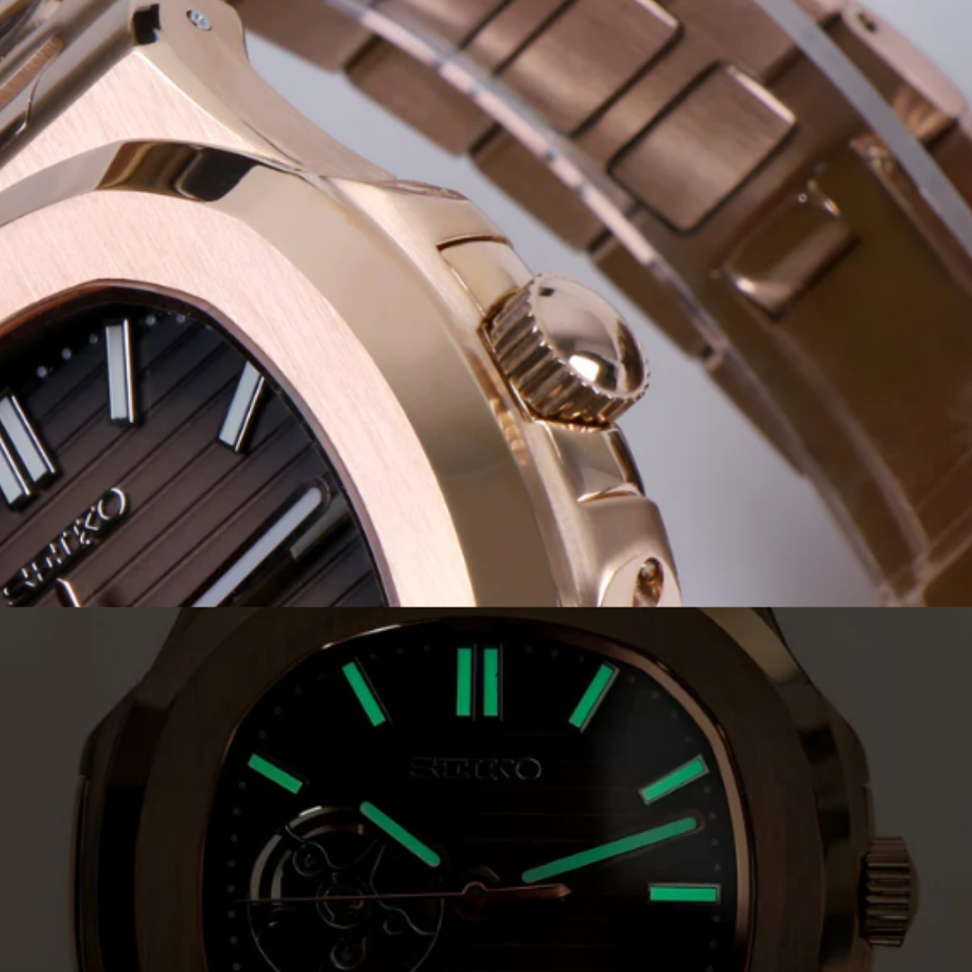 NAUTIKO ROSEGOLD OPEN HEART