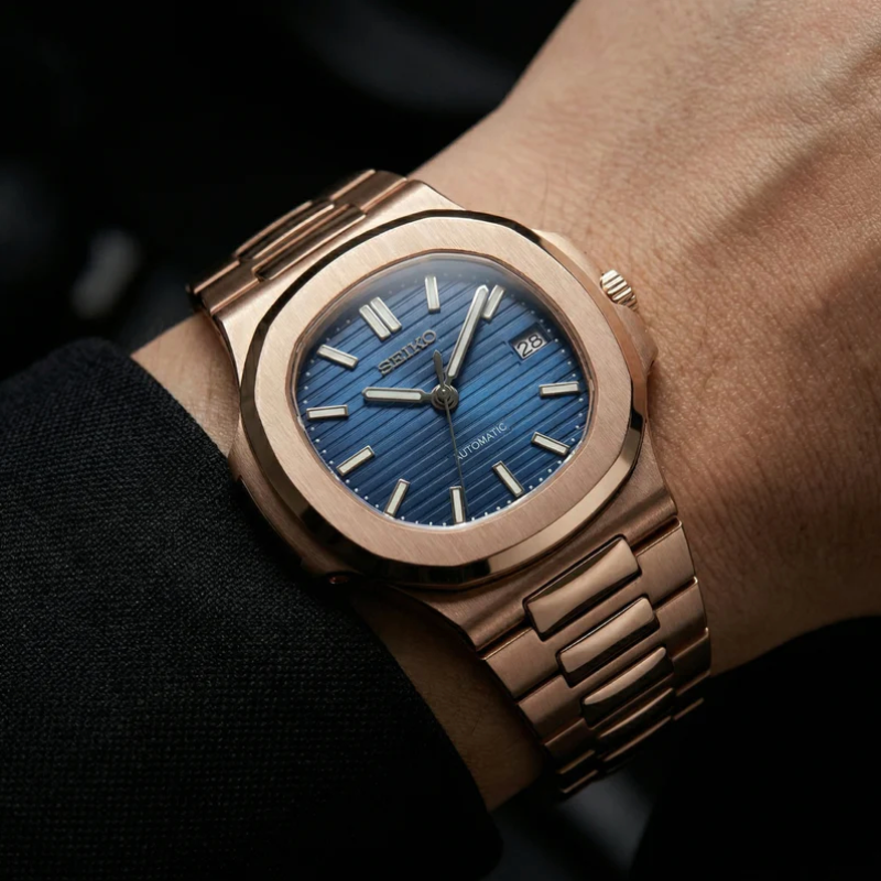 NAUTIKO ROSEGOLD BLUE