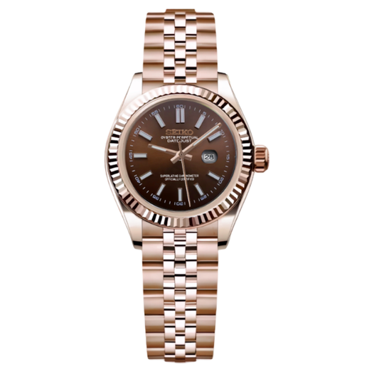 LADYJUST ROSEGOLD BROWN